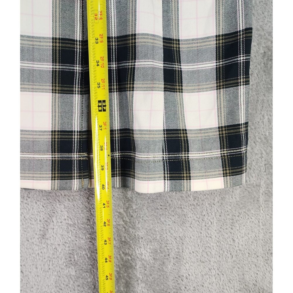 We The Free Jacket Womens Small Green Plaid Button Up Freddie Long Line Blazer - Picture 6 of 14